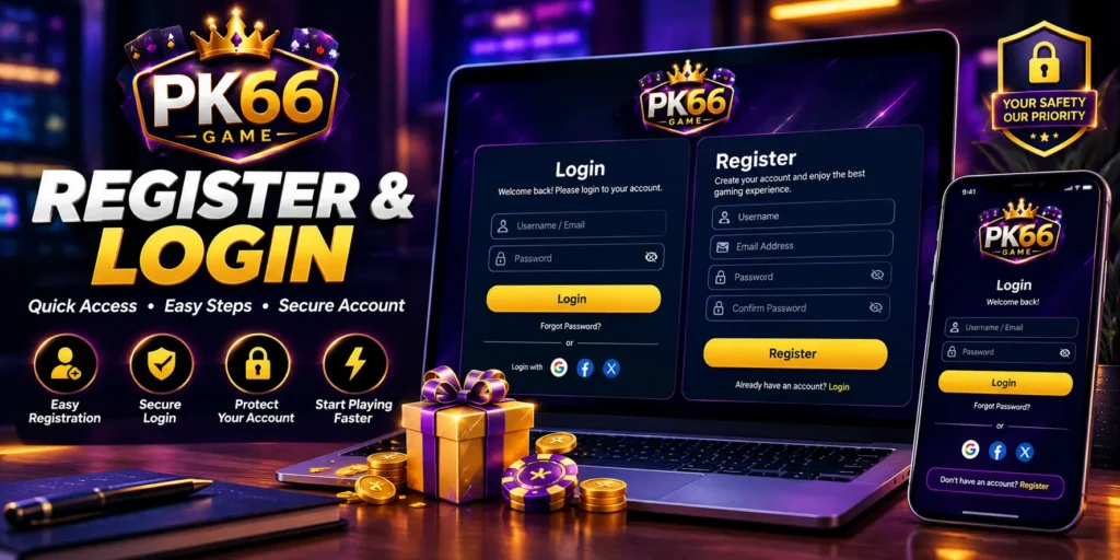 PK66 Game Register and Login